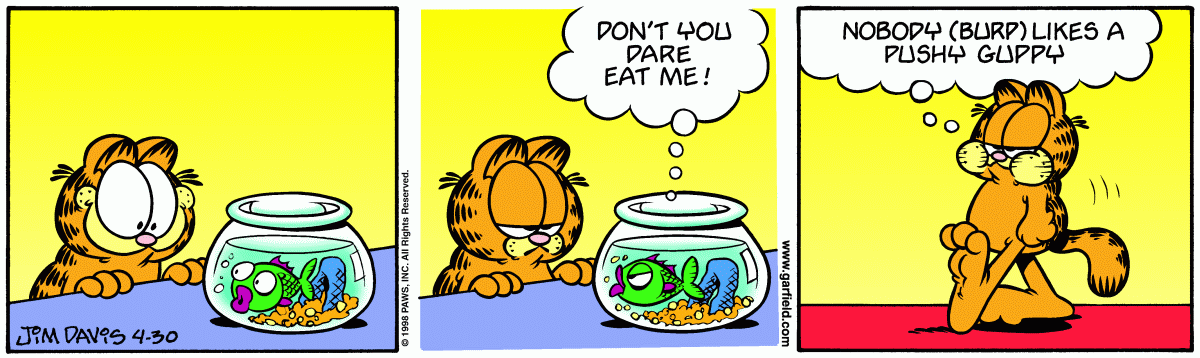Garfield, April 30, 1998