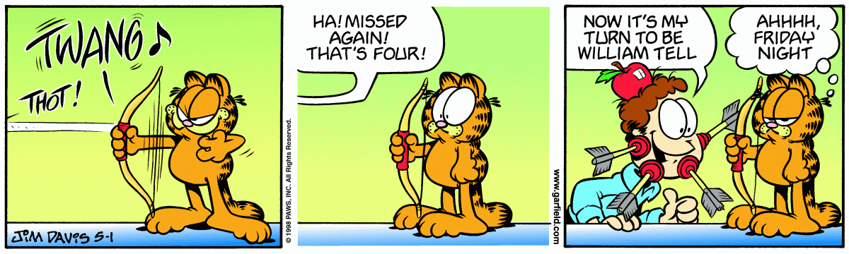 Garfield, May 1, 1998