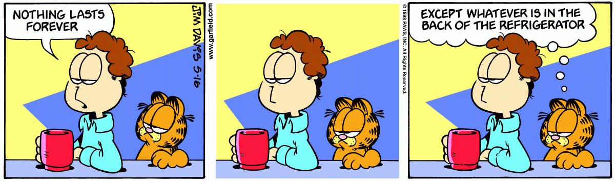 Garfield, May 16, 1998