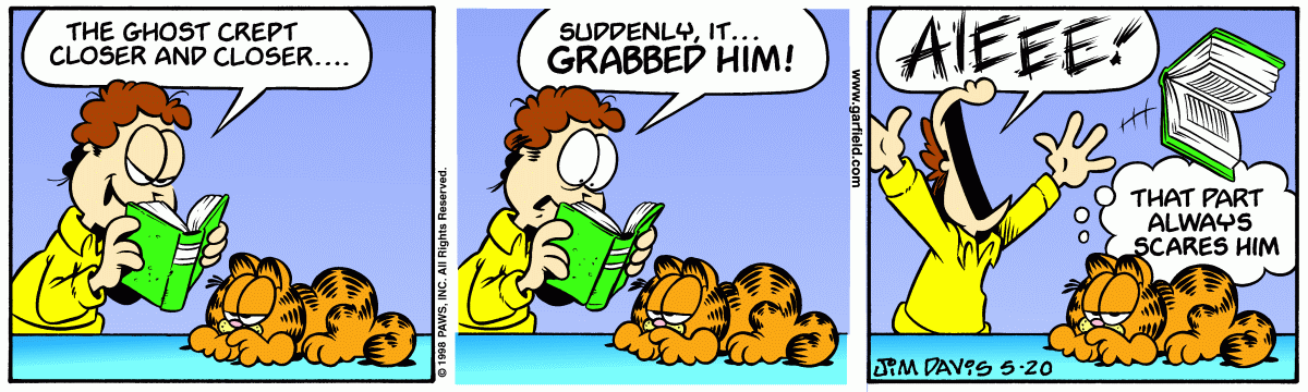 Garfield comic strip for Wednesday, May 20, 1998