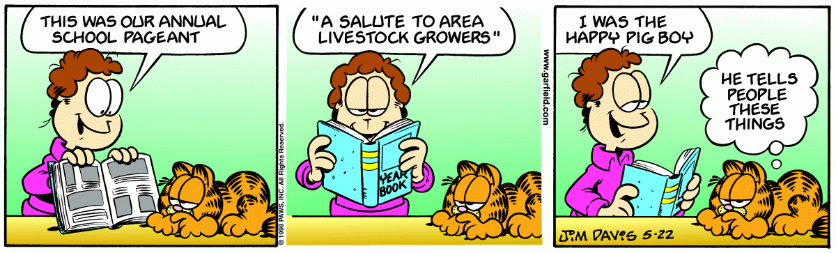 Garfield, May 22, 1998
