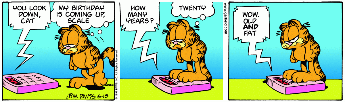 Garfield, June 15, 1998
