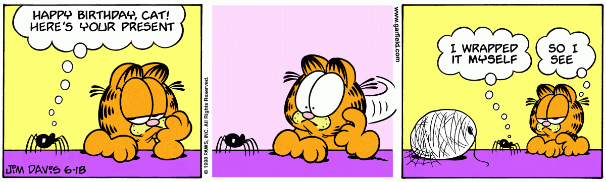 Garfield, June 18, 1998