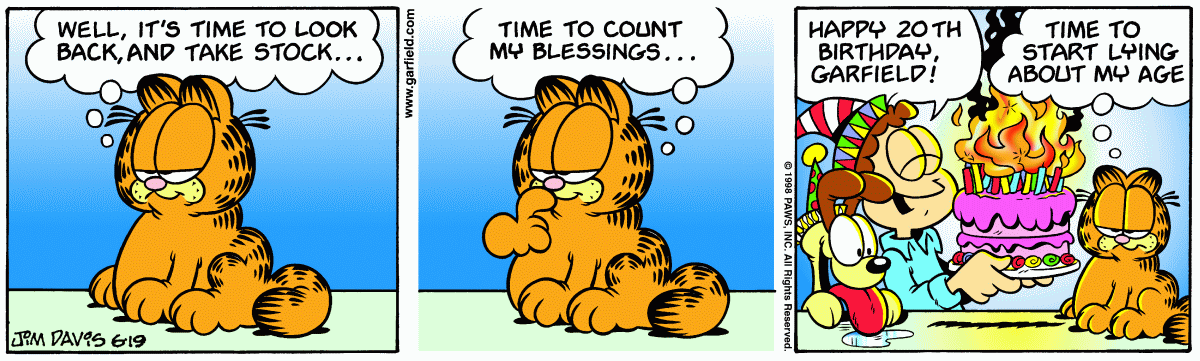 Garfield, June 19, 1998