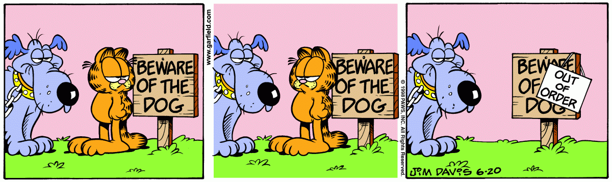 Garfield, June 20, 1998