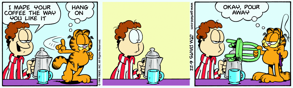 Garfield, June 22, 1998