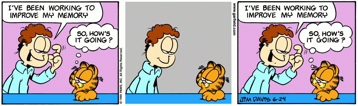 Garfield, June 24, 1998