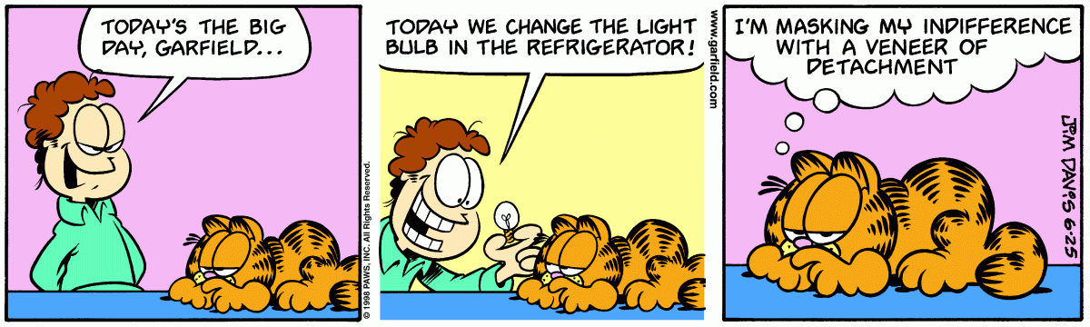 Garfield, June 25, 1998