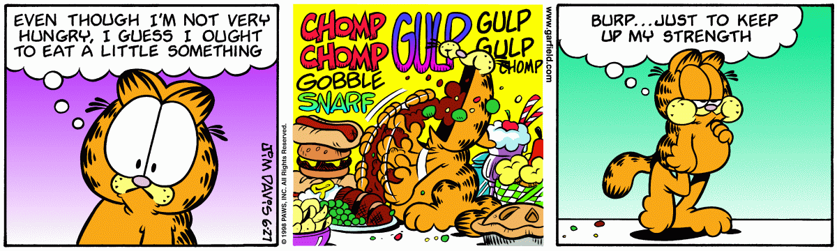 Garfield, June 27, 1998
