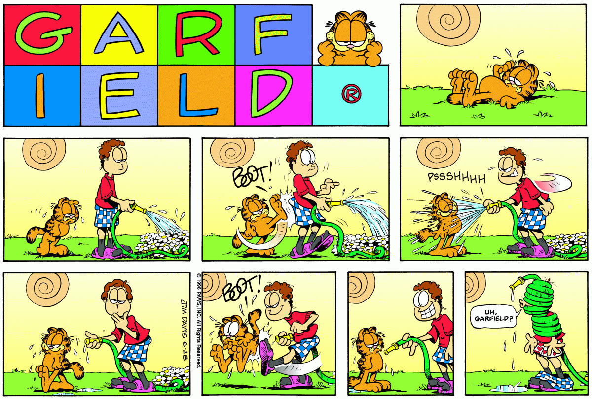 Garfield, June 28, 1998