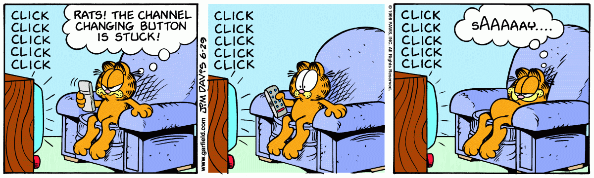 Garfield, June 29, 1998