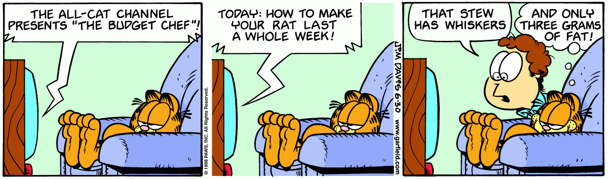 Garfield, June 30, 1998