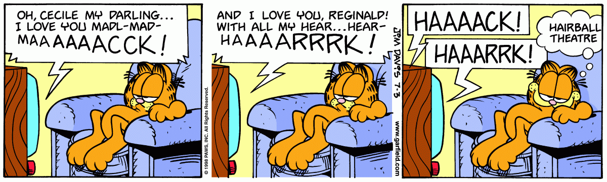 Garfield, July 3, 1998