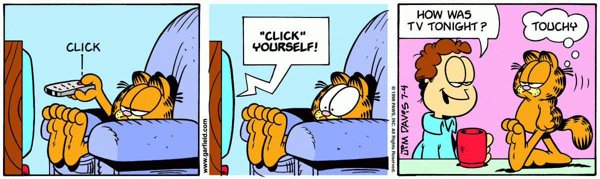 Garfield, July 4, 1998