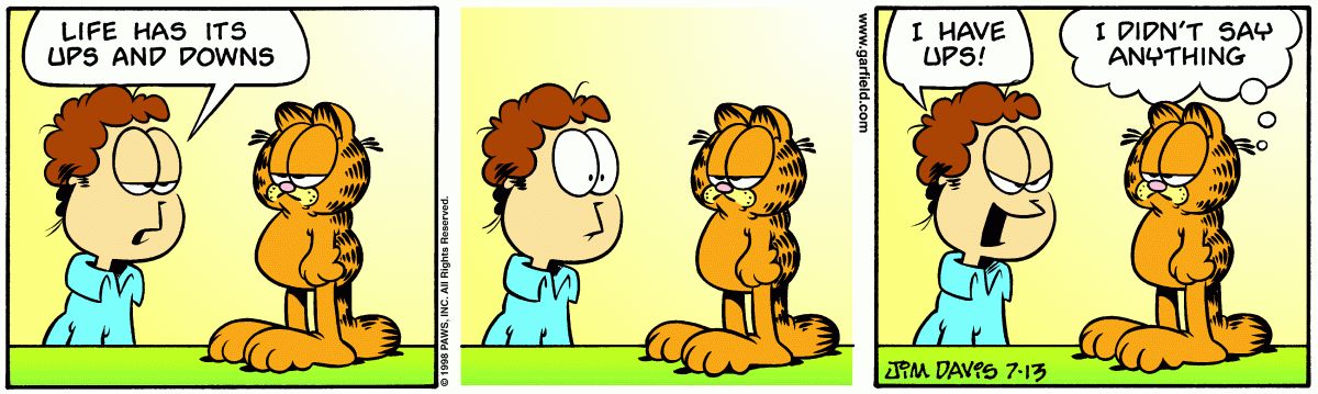 Garfield, July 13, 1998