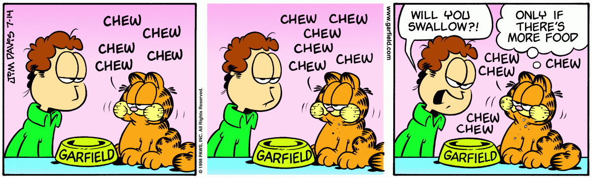 Garfield, July 14, 1998