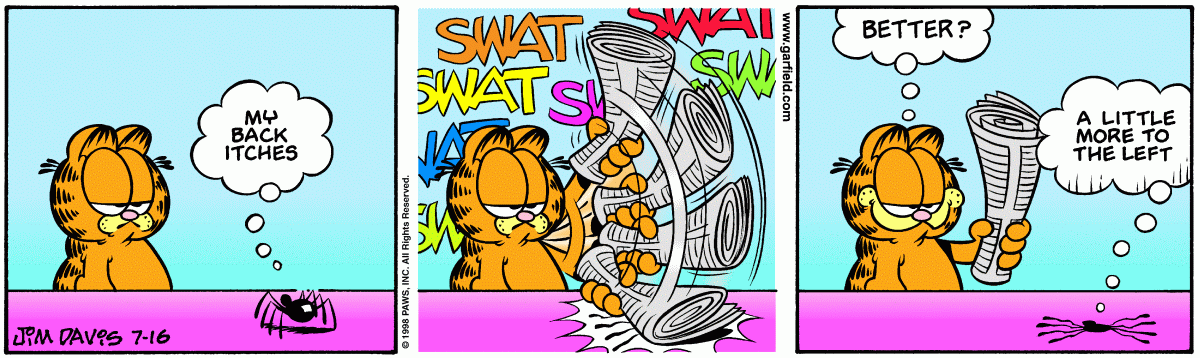 Garfield, July 16, 1998