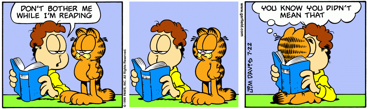 Garfield, July 22, 1998