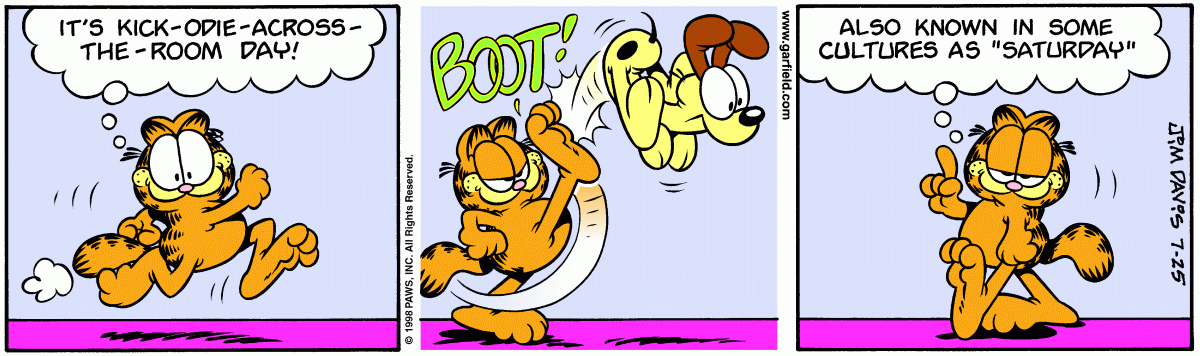 Garfield, July 25, 1998