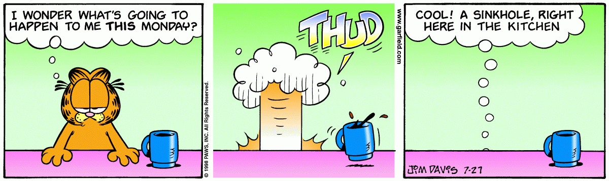 Garfield, July 27, 1998