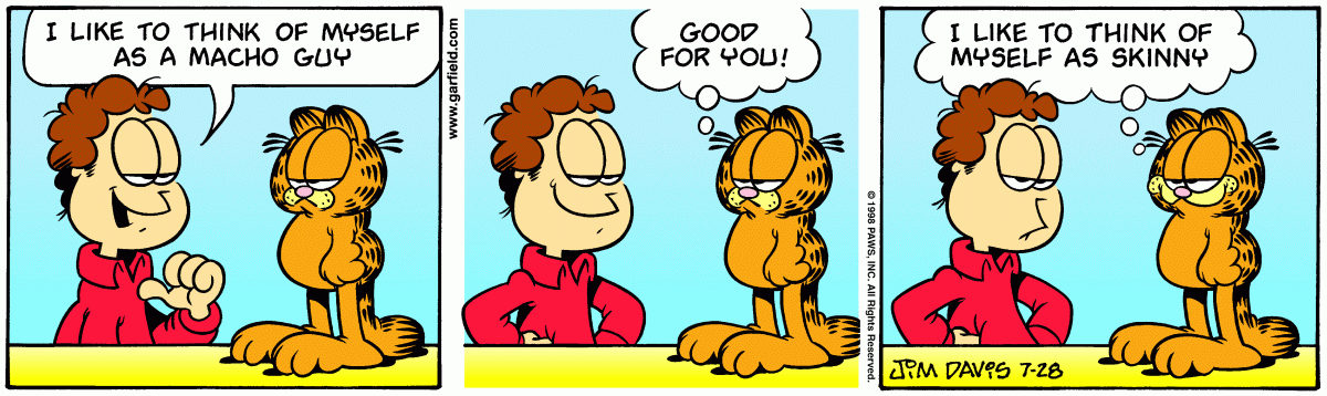 Garfield, July 28, 1998
