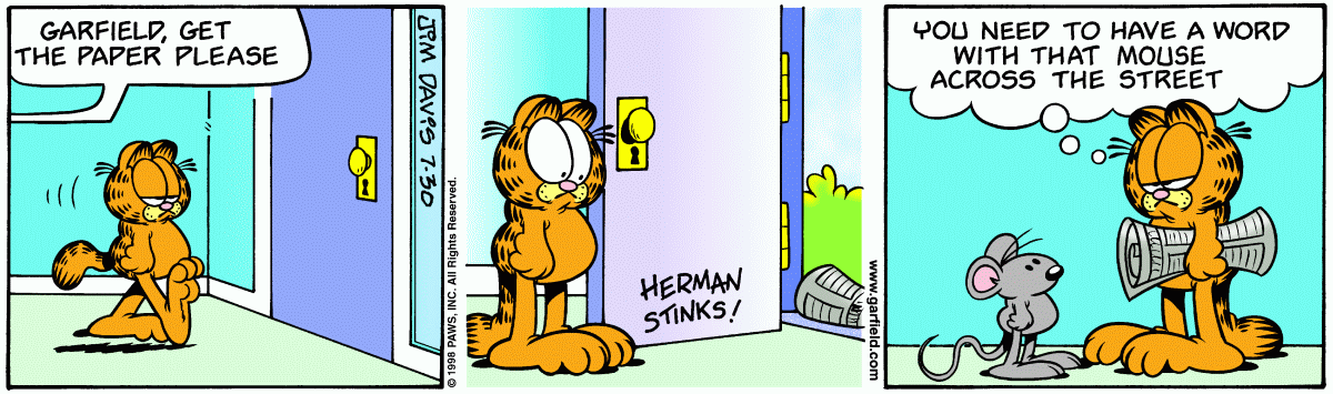 Garfield, July 30, 1998