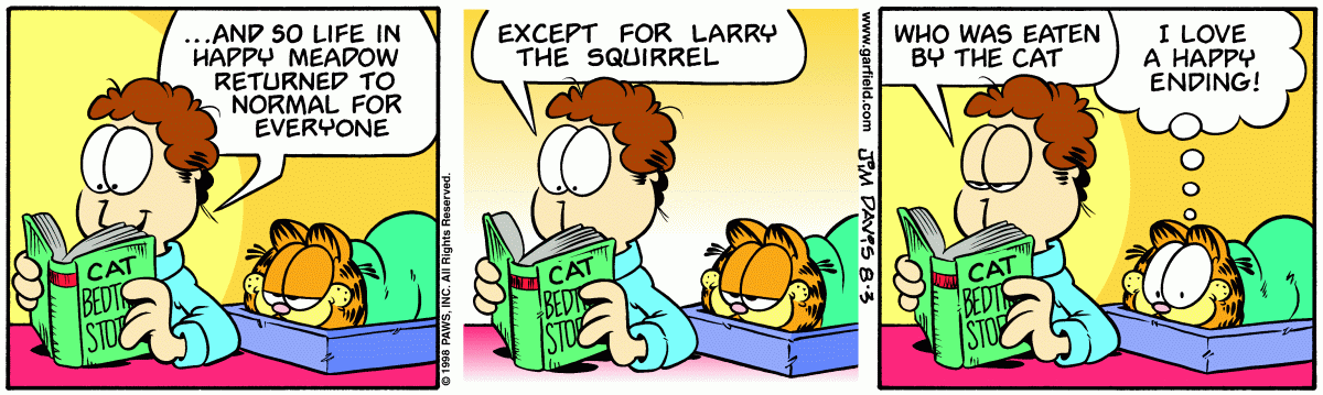 Garfield, August 3, 1998