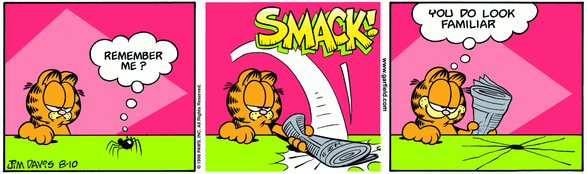 Garfield, August 10, 1998
