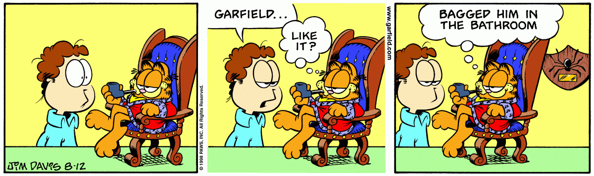 Garfield, August 12, 1998