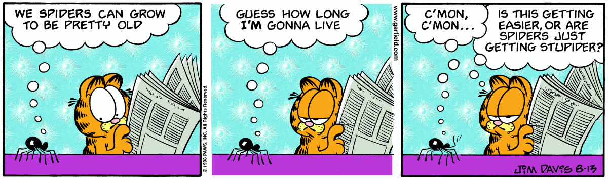 Garfield, August 13, 1998