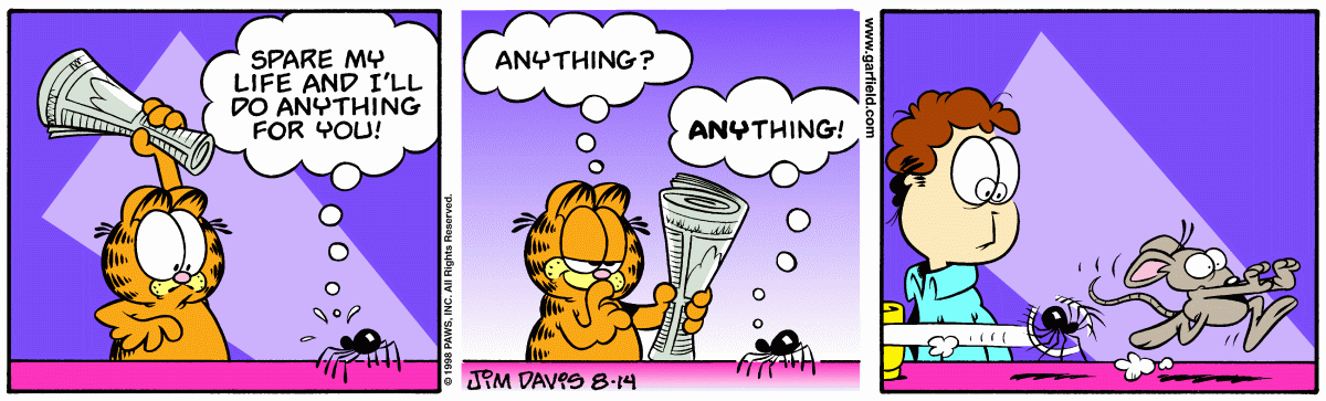 Garfield, August 14, 1998