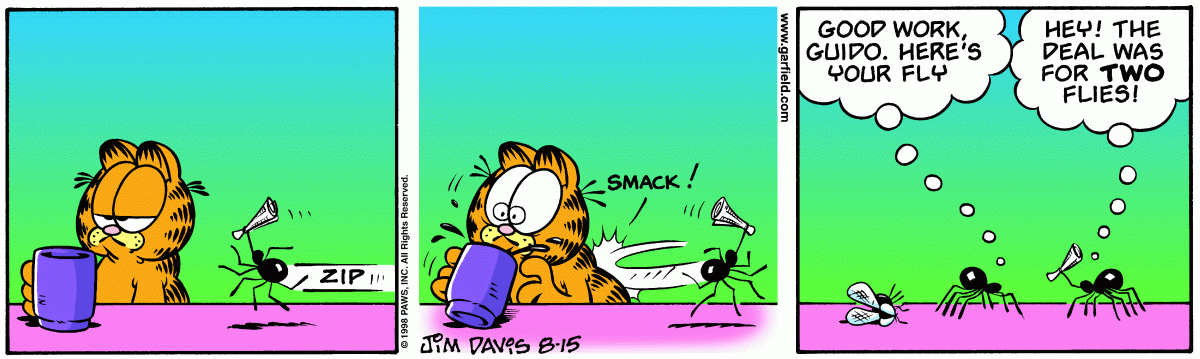 Garfield, August 15, 1998
