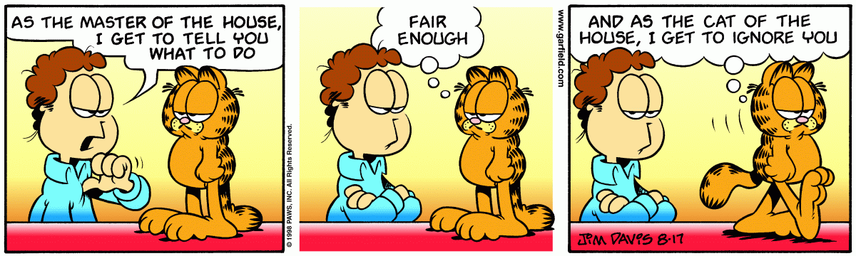 Garfield, August 17, 1998
