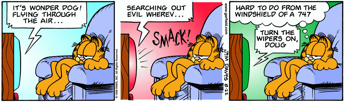 Garfield, August 22, 1998
