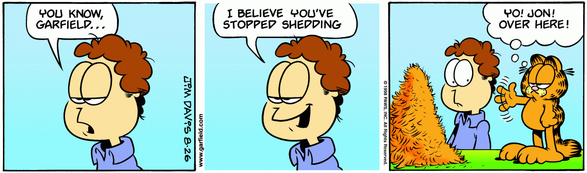 Garfield, August 26, 1998