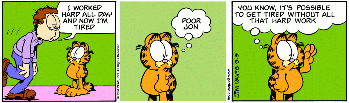 Garfield, September 5, 1998