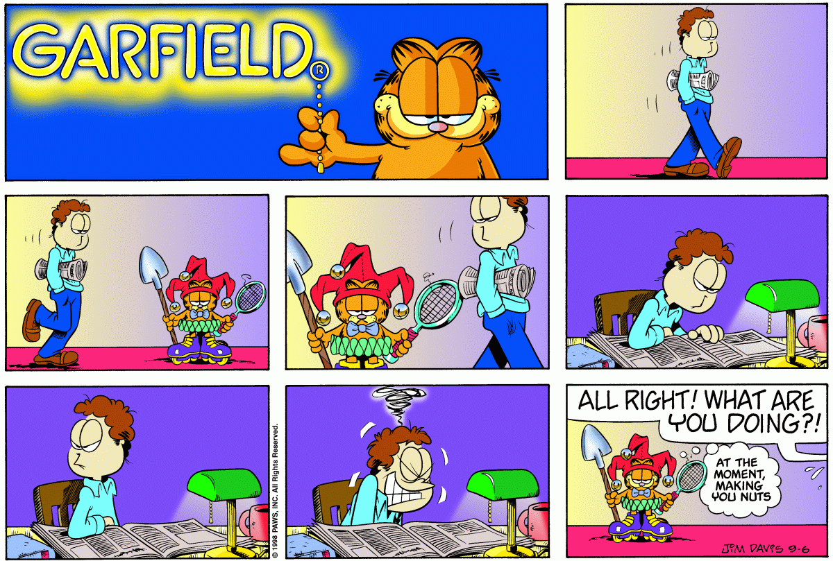 Garfield, September 6, 1998