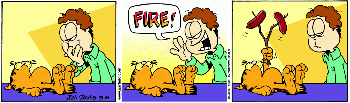 Garfield, September 8, 1998