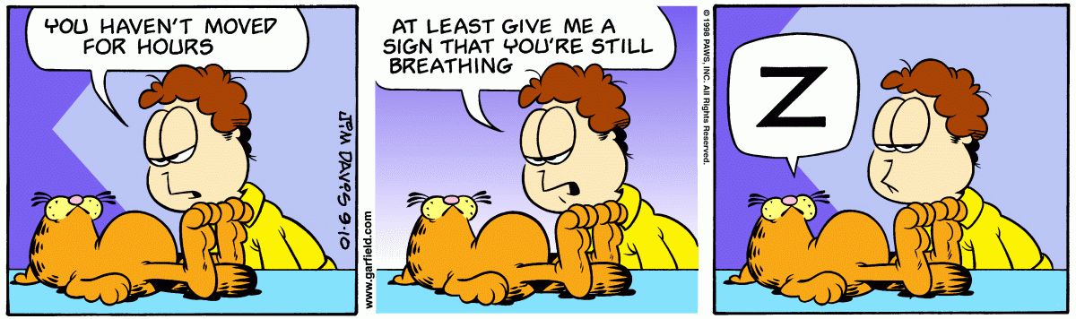 Garfield, September 10, 1998