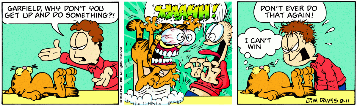 Garfield, September 11, 1998