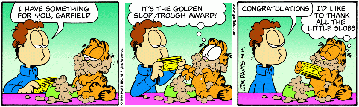 Garfield, September 14, 1998