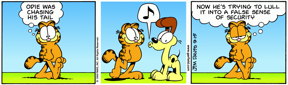 Garfield, September 15, 1998