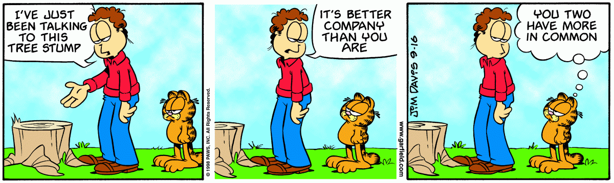 Garfield, September 16, 1998