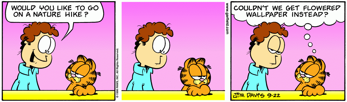 Garfield, September 22, 1998