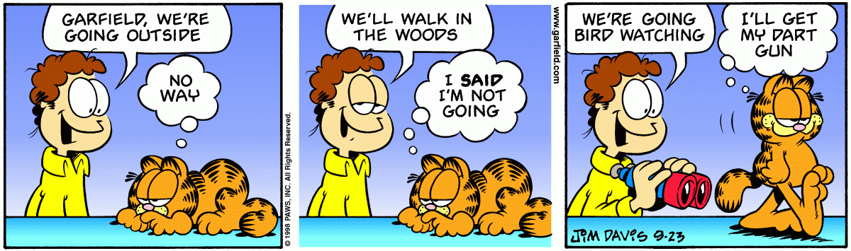 Garfield, September 23, 1998