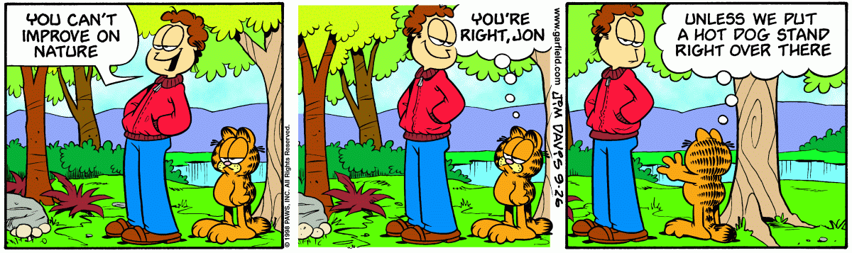Garfield, September 26, 1998