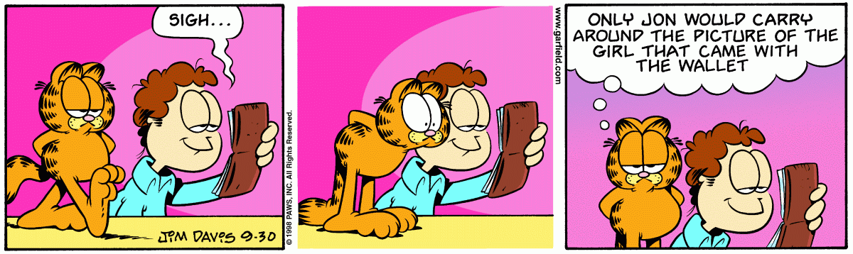 Garfield, September 30, 1998