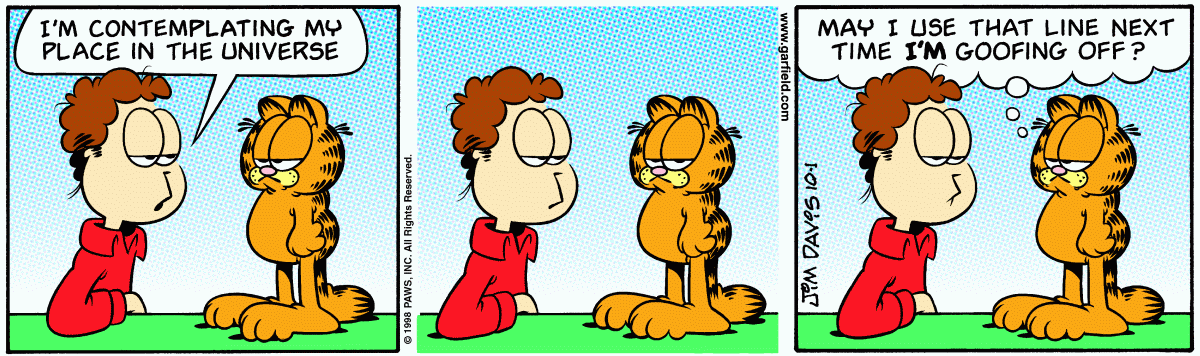 Garfield, October 1, 1998