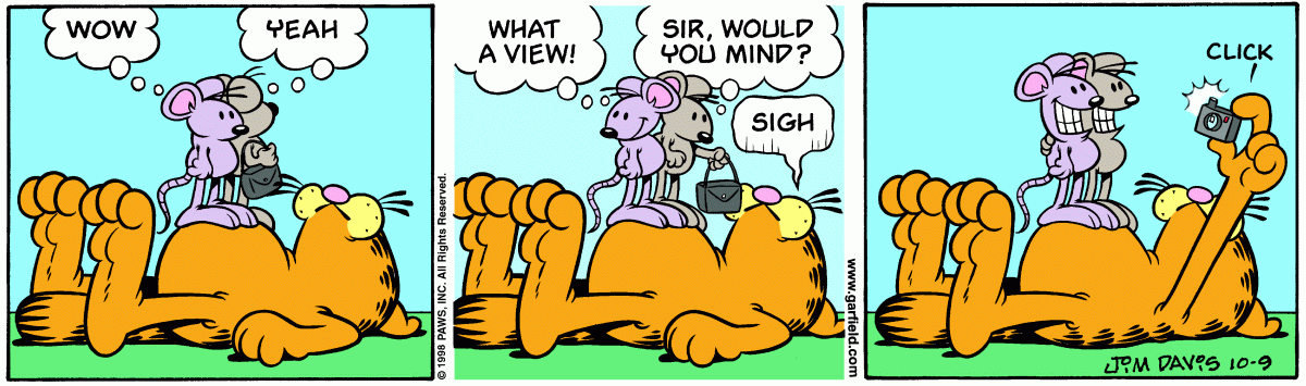 Garfield, October 9, 1998