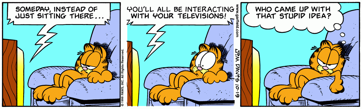 Garfield comic strip for Monday, October 19, 1998